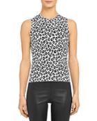 Theory Leopard Print Shell