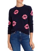 Aqua Cashmere Lips Cashmere Sweater - 100% Exclusive
