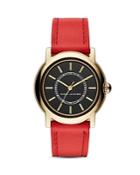 Marc Jacobs Courtney Leather Strap Watch, 34mm