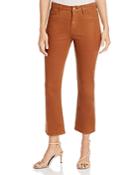 Frame Le Cropped Mini Boot Jeans In Caramel Coated
