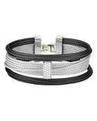 Alor Noir Pave Diamond-station Cable Bracelet