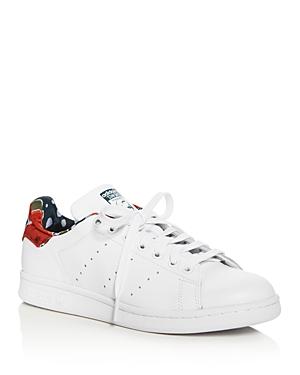 Adidas Stan Smith Floral Lace Up Sneakers