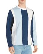 Sandro Striped Crewneck Sweatshirt
