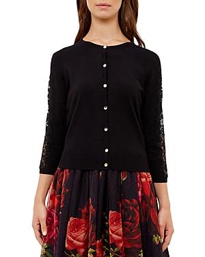 Ted Baker Ginahh Lace-inset Cardigan