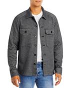 Michael Kors Reactive Yarn Dyed Chambray Shirt Jacket