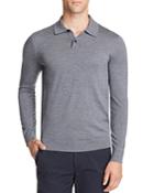 Theory Sovereign Wool Polo Sweater