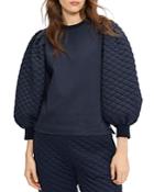 Ted Baker Quilted Sleeve Jersey Top