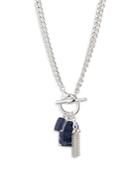 Lauren Ralph Lauren Stone Charm Toggle Chain Necklace, 17