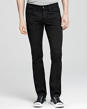 Hudson Jeans - Byron Slim Straight Fit In Jet Black