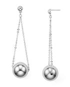 Aqua Noelle Chain Ball Drop Earrings - 100% Exclusive