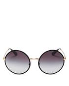 Dolce & Gabbana Round Sunglasses, 56mm