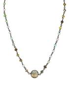 Ela Rae Libi Round Pendant Chain Necklace, 13