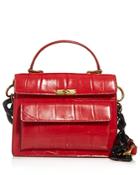 Marc Jacobs The Uptown Croc-embossed Leather Satchel