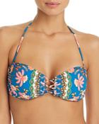 Nanette Lepore Polynesian Floral Tease Bikini Top