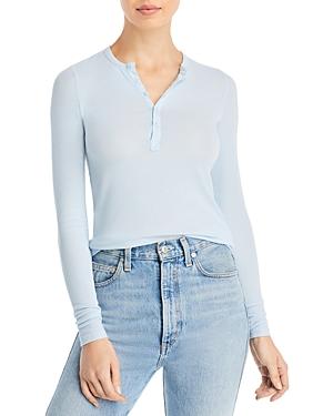 Atm Anthony Thomas Melillo Stretch-modal Rib Long Sleeve Henley