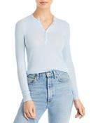 Atm Anthony Thomas Melillo Stretch-modal Rib Long Sleeve Henley