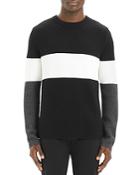 Theory Zoren Striped Cashwool Sweater