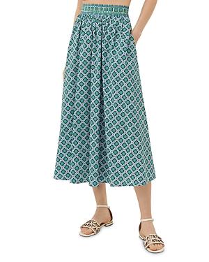 Marella Glauco Geo Print Midi Skirt
