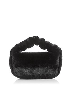 Alexander Wang Scrunchie Small Faux Fur Clutch