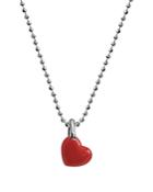 Alex Woo Red Mini Heart Chain Necklace, 16