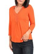 Daniel Rainn Knit V-neck Top