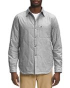 The North Face Cotton Blend Flannel Onion Quilted Button Down Shirt Jacket