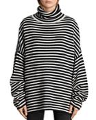 Allsaints Marcel Striped Turtleneck Sweater