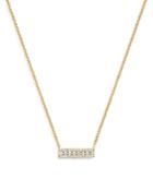 Bloomingdale's Diamond Mini Bar Necklace In 14k Yellow Gold, 0.25 Ct. T.w. - 100% Exlcusive