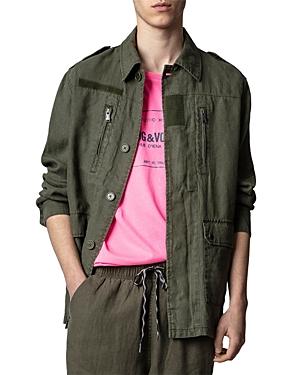 Zadig & Voltaire Linen Military Jacket