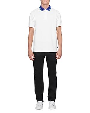 Ps Paul Smith Contrast Collar Short Sleeve Polo Shirt