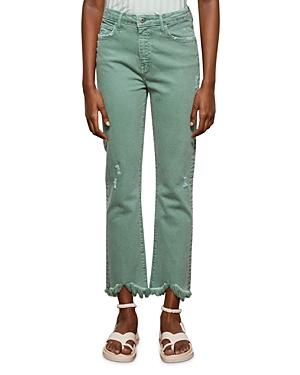 Jonathan Simkhai River High Rise Straight Jeans In Jade