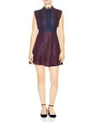 Sandro Peaches Lace Mini Dress