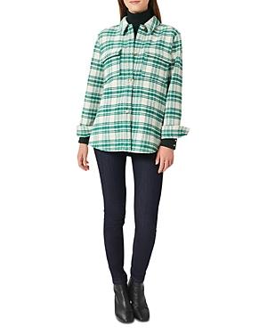 Hobbs London Pia Checkered Shirt Jacket