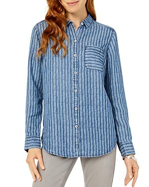 Foxcroft Haven Striped Button Down Shirt