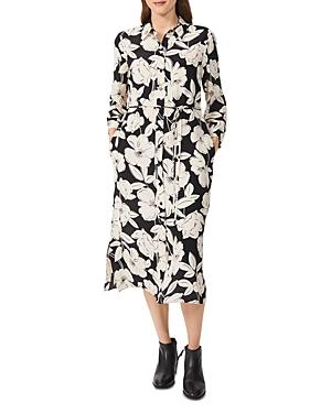 Hobbs London Chiara Floral Print Midi Dress
