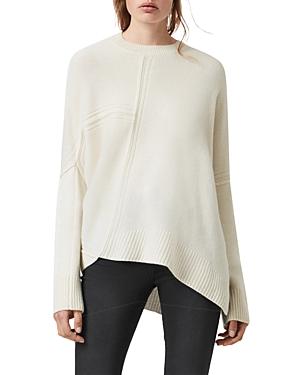 Allsaints Lock Cashmere Blend Asymmetrical Jumper Sweater