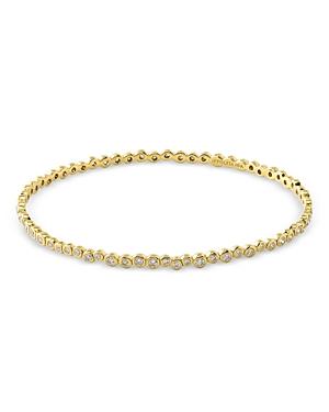 Ippolita 18k Yellow Gold Stardust Diamond Starlet Bangle Bracelet