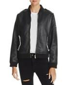 Chaser Faux Shearling Bomber Jacket