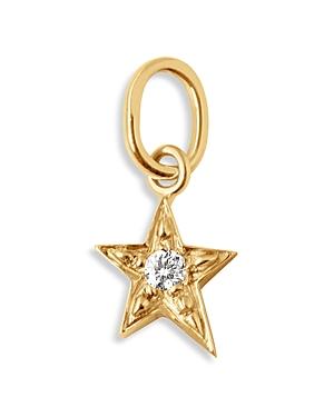 Gigi Clozeau 18k Yellow Gold Diamond Star Pendant