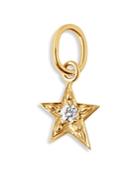Gigi Clozeau 18k Yellow Gold Diamond Star Pendant