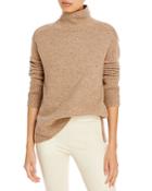 Vince Donegal Cashmere Side Slit Tunic Sweater