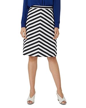 Hobbs London Talisa Striped A Line Skirt