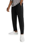 Reiss Miller Piped Tapered Regular Fit Pleated Pants