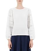 Weekend Max Mara Giotto Embroidered Sleeve Top