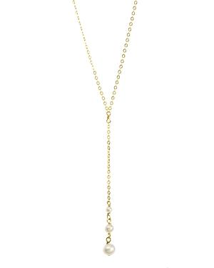 Dogeared Cultured Freshwater Pearl Y Necklace, 18