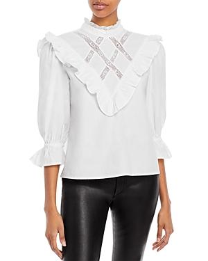 Rahi Ruffle Lace Cotton Top