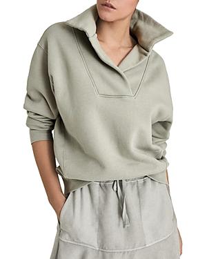 Reiss Farley Stand Collar Sweatshirt