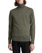 Allsaints Mode Merino Wool Solid Slim Fit Turtleneck Sweater