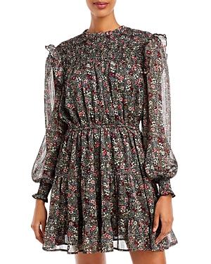 Aqua Floral Smocked Dress - 100% Exclusive