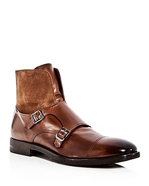 To Boot New York Men's Broome Leather & Suede Monkstrap Boots